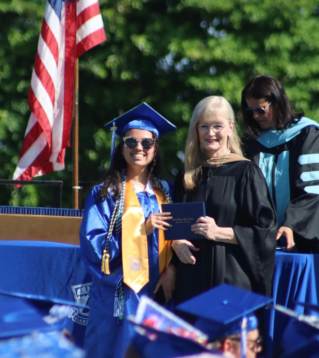 A student graduating from high school.